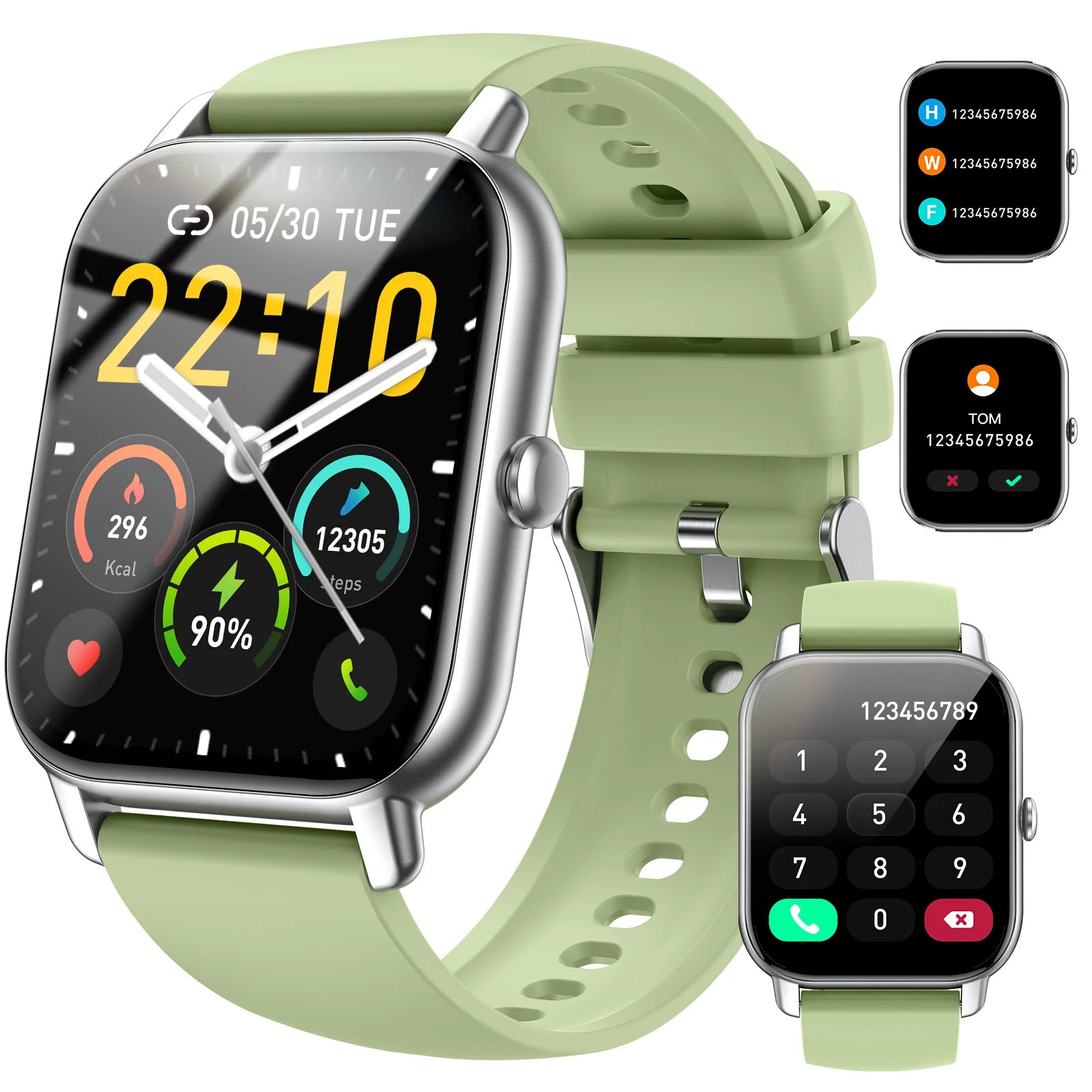 Smart Watch, 1.85" Smartwatch for  IP68 Waterproof